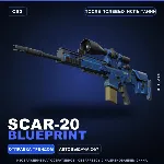 SCAR-20 | Blueprint | После полевых испытаний · Скин Counter-Strike 2