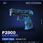 P2000 | Oceanic | Немного поношенное · Скин Counter-Strike 2
