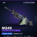 M249 | Downtown | Закалённое в боях · Скин Counter-Strike 2
