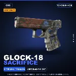StatTrak™ Glock-18 | Sacrifice | Поношенное · Скин Counter-Strike 2