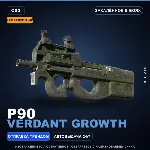 Сувенирный P90 | Verdant Growth | Закалённое в боях · Скин Counter-Strike 2