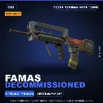 StatTrak™ FAMAS | Decommissioned | После полевых испытаний · Скин Counter-Strike 2