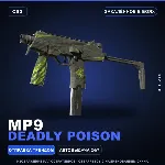 MP9 | Deadly Poison | Закалённое в боях · Скин Counter-Strike 2