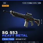 StatTrak™ SG 553 | Heavy Metal | После полевых испытаний · Скин Counter-Strike 2