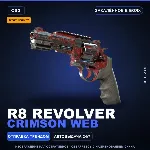 StatTrak™ R8 Revolver | Crimson Web | Закалённое в боях · Скин Counter-Strike 2