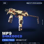 MP9 | Shredded | Немного поношенное · Скин Counter-Strike 2