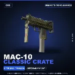 MAC-10 | Classic Crate | Немного поношенное · Скин Counter-Strike 2