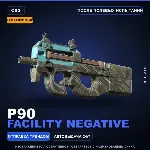 Сувенирный P90 | Facility Negative | После полевых испытаний · Скин Counter-Strike 2