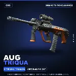 AUG | Triqua | Немного поношенное · Скин Counter-Strike 2