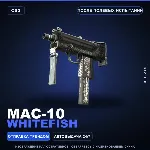 MAC-10 | Whitefish | После полевых испытаний · Скин Counter-Strike 2