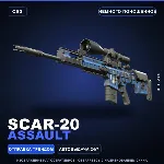 SCAR-20 | Assault | Немного поношенное · Скин Counter-Strike 2