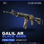 Galil AR | Black Sand | Закалённое в боях · Скин Counter-Strike 2