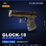 StatTrak™ Glock-18 | Warhawk | Закалённое в боях · Скин Counter-Strike 2