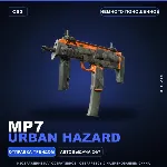 MP7 | Urban Hazard | Немного поношенное · Скин Counter-Strike 2