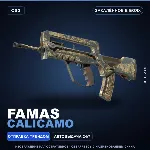 FAMAS | CaliCamo | Закалённое в боях · Скин Counter-Strike 2