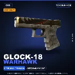 StatTrak™ Glock-18 | Warhawk | Поношенное · Скин Counter-Strike 2