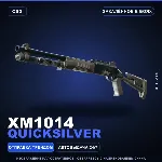 XM1014 | Quicksilver | Закалённое в боях · Скин Counter-Strike 2