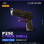 StatTrak™ P250 | Cyber Shell | Закалённое в боях · Скин Counter-Strike 2 - irongamers.ru