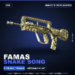 FAMAS | Snake Song | Немного поношенное · Скин Counter-Strike 2