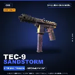StatTrak™ Tec-9 | Sandstorm | Закалённое в боях · Скин Counter-Strike 2