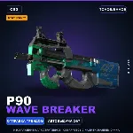 StatTrak™ P90 | Wave Breaker | Поношенное · Скин Counter-Strike 2