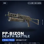 PP-Bizon | Death Rattle | Закалённое в боях · Скин Counter-Strike 2