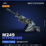 StatTrak™ M249 | Hypnosis | Немного поношенное · Скин Counter-Strike 2
