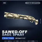 Sawed-Off | Sage Spray | Немного поношенное · Скин Counter-Strike 2
