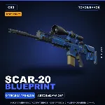 StatTrak™ SCAR-20 | Blueprint | Поношенное · Скин Counter-Strike 2