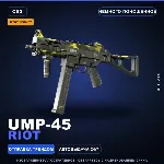 StatTrak™ UMP-45 | Riot | Немного поношенное · Скин Counter-Strike 2