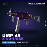 UMP-45 | Moonrise | Немного поношенное · Скин Counter-Strike 2