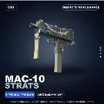 MAC-10 | Strats | Немного поношенное · Скин Counter-Strike 2