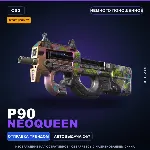 StatTrak™ P90 | Neoqueen | Немного поношенное · Скин Counter-Strike 2