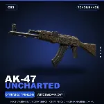 AK-47 | Uncharted | Поношенное · Скин Counter-Strike 2