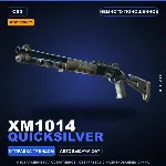 StatTrak™ XM1014 | Quicksilver | Немного поношенное · Скин Counter-Strike 2