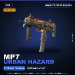 StatTrak™ MP7 | Urban Hazard | Немного поношенное · Скин Counter-Strike 2