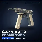 CZ75-Auto | Framework | Немного поношенное · Скин Counter-Strike 2