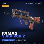 StatTrak™ FAMAS | Survivor Z | После полевых испытаний · Скин Counter-Strike 2