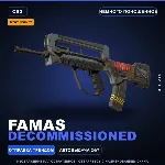 StatTrak™ FAMAS | Decommissioned | Немного поношенное · Скин Counter-Strike 2