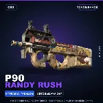 P90 | Randy Rush | Поношенное · Скин Counter-Strike 2