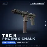 Tec-9 | Phoenix Chalk | Закалённое в боях · Скин Counter-Strike 2