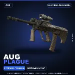 AUG | Plague | Закалённое в боях · Скин Counter-Strike 2