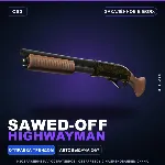Sawed-Off | Highwayman | Закалённое в боях · Скин Counter-Strike 2