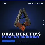 Dual Berettas | Dualing Dragons | Немного поношенное · Скин Counter-Strike 2