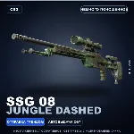 SSG 08 | Jungle Dashed | Немного поношенное · Скин Counter-Strike 2