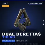 StatTrak™ Dual Berettas | Tread | Закалённое в боях · Скин Counter-Strike 2