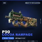 P90 | Cocoa Rampage | Немного поношенное · Скин Counter-Strike 2