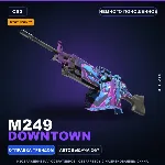 StatTrak™ M249 | Downtown | Немного поношенное · Скин Counter-Strike 2