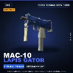 StatTrak™ MAC-10 | Lapis Gator | После полевых испытаний · Скин Counter-Strike 2