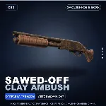 Sawed-Off | Clay Ambush | Закалённое в боях · Скин Counter-Strike 2